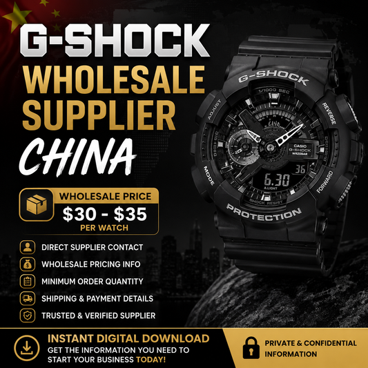 G-Shock Wholesale China Supplier/Vendor Contact for Resellers