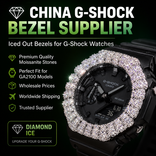 💎 China G-Shock Bezel Supplier | Wholesale Moissanite GA2100 Bezels